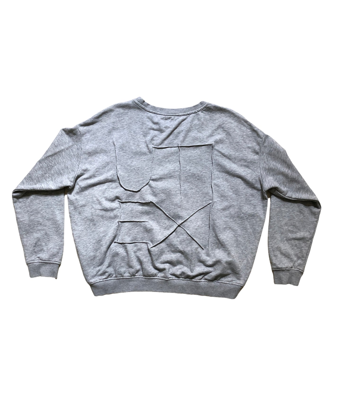 'UTI EXI' Logo Wrinkle Sweater