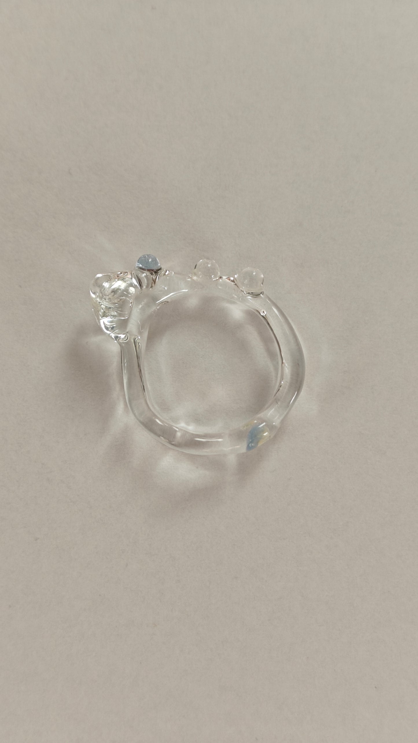 Glass Blob Ring